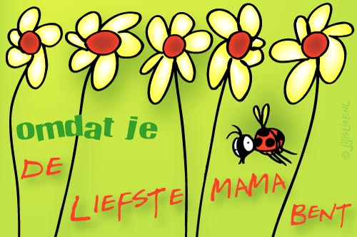 Kaart: De liefste mama