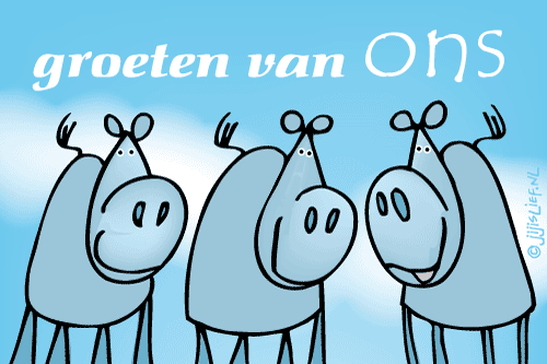 Kaart: Groeten van ons