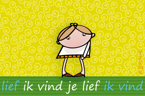 Kaart: Ik vind je lief