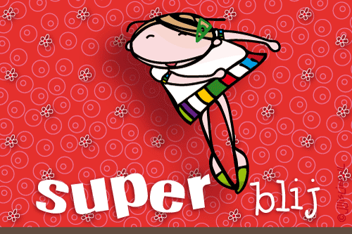 Kaart: Super blij