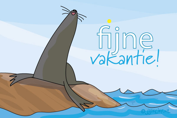 Kaart: Fijne vakantie!
