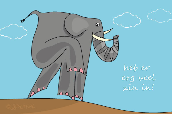 Kaart: Veel zin in!