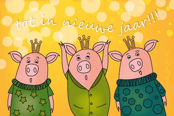 Kaart: Tot in het nieuwe jaar!