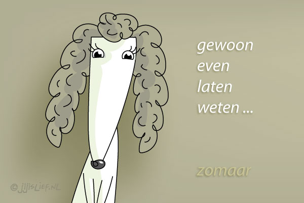 Kaart: Gewoon even laten weten