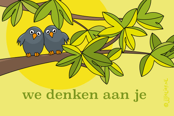 Kaart: We denken aan je