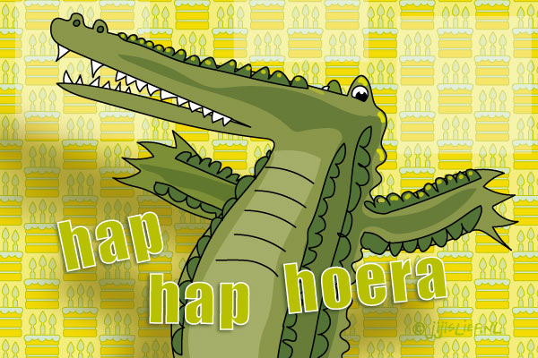 Kaart: Hiep hiep hoera